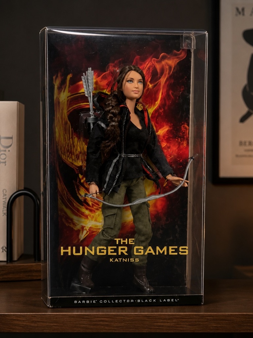Mattel 2012 Barbie Black Label Collector The Hunger Games Katniss Everdeen NIB